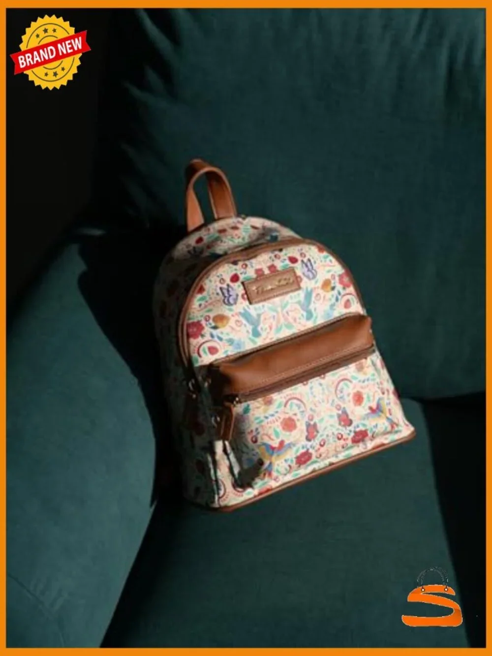 Frida Kahlo Backpack Daypack School Bag 11x10x5 inches 10L Rucksack